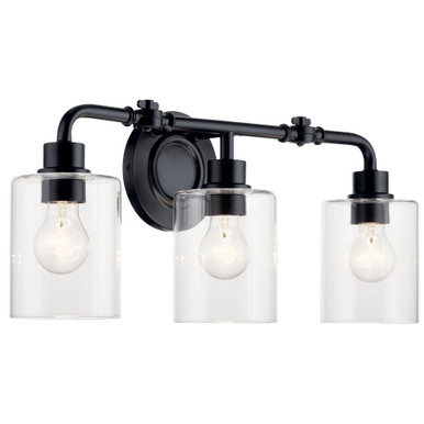 Gunnison Three Light Vanity Light by Kichler - 45666BK