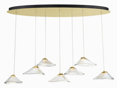 Sneer 35W 7 LED Oversized Pendant by George Kovacs - P5402-718-L