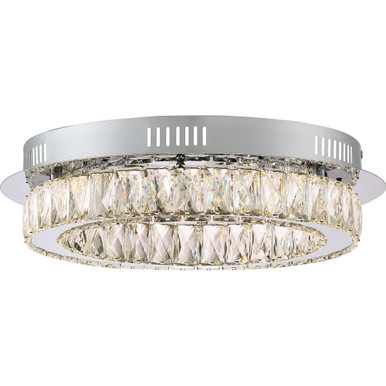 Embrace 27W 1 LED 17.75 Inch Wide Flush Mount by Quoizel - PCEM1619C