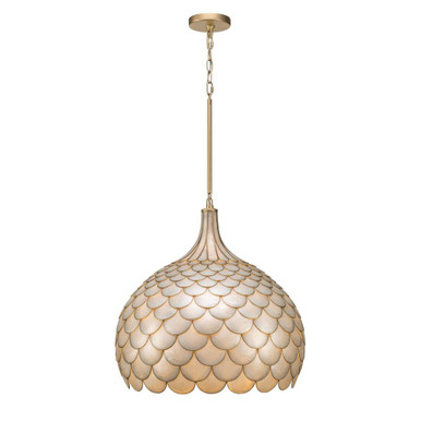 Darby 5 Light Pendant 21.25 Inch Tall and 21 Inch Wide by Crystorama - DRB-7005-SG