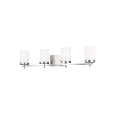 Zire 4 Light Vanity Light 34 Inch Wide by Visual Comfort Studio - 4490304