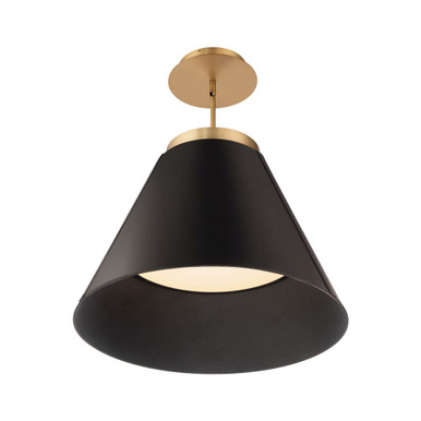 Bentley 1 LED Light Large Pendant by Modern Forms - PD-88324-BK/AB