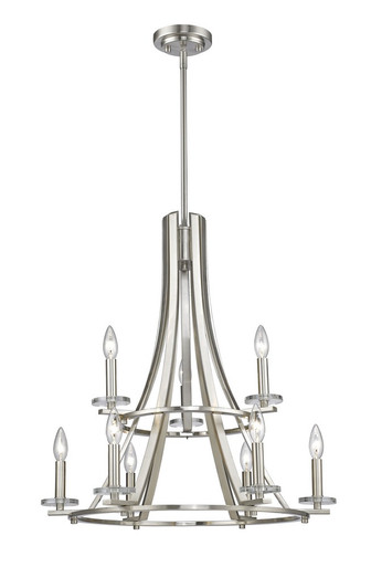 Verona 9 Light Chandelier 25 Inches Wide by 27 Inches High by Z-Lite - 2010-9B