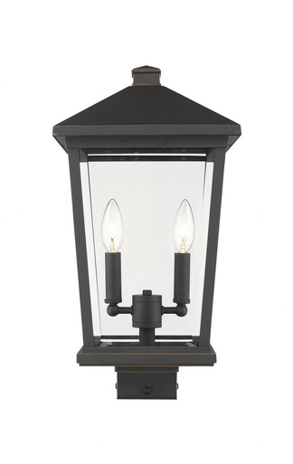 Beacon 2 Light Outdoor Post Mount 14.25 x 91.25 Inches by Z-Lite - 568PHBS-ORB
