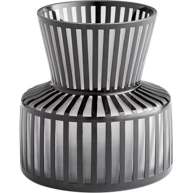 Lined Up 7.25 Inch Vase by Cyan - 10874