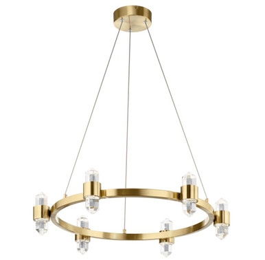 Arabella 12 LED Light Large Chandelier by Elan - 84066cg