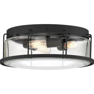Ludlow 3 Light 13.25 Inch Wide Flush Mount by Quoizel - LUD1613EK