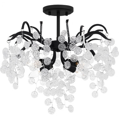 Maple 4 Light 22 Inch Wide Semi Flush Mount by Quoizel - MAP1720
