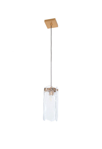 Angela 1 Light Pendant 12 Inch Tall and 5.5 Inch Wide by Craftmade - 59991-SB