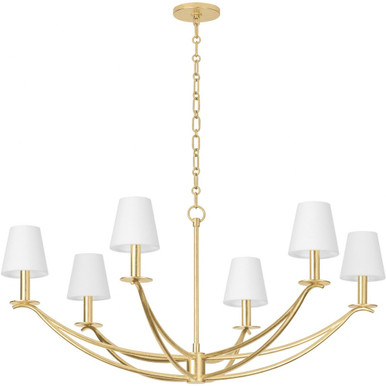 Bo 6 Light Oversized Chandelier by Troy - F1341-VGL