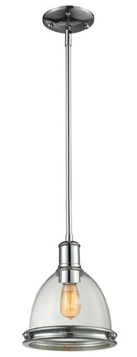 Mason 1 Light Small Pendant by Z-Lite - 719MP-CH