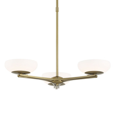 Scale 3 LED Light Medium Chandelier by George Kovacs - P1463-695-L