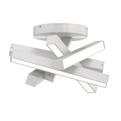 Chaos 41.5W 5 LED 17.3 Inch Wide Semi Flush Mount by Modern Forms - FM-64817