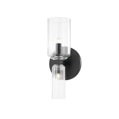 Tabitha 2 Light Vanity Light 4.75 Inch Wide by Mitzi - H384301-SBK