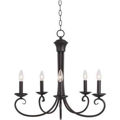 Loft 5 Light Medium Chandelier by Maxim - 70005OI