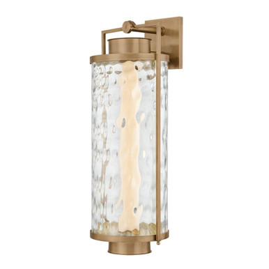 Haddock 1 LED Wall Sconce 28 Inch Tall and 10.5 Inch Wide by Troy - B4628-PBR