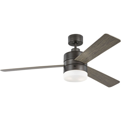 Era 3 Blade Ceiling Fan with Light Kit 52 Inch Wide by Generation - 3ERAR52