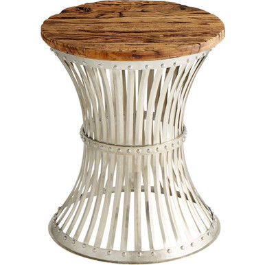Dalton side Table 19.5 Inch Wide by 23.5 Inch High by Cyan - 10082