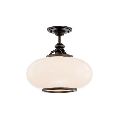 Canton 1 Light 15 Inch Wide Semi Flush Mount by Hudson Valley - 9815F