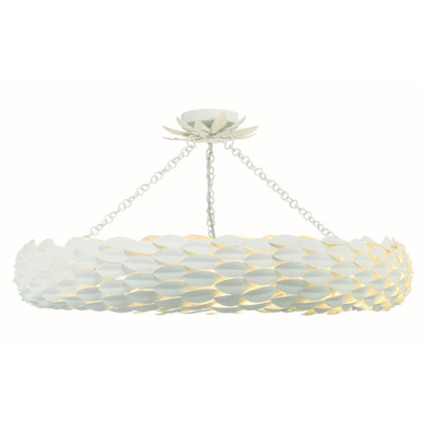 Broche 8 Light 33.5 Inch Wide Flush Mount by Crystorama - 538_CEILING