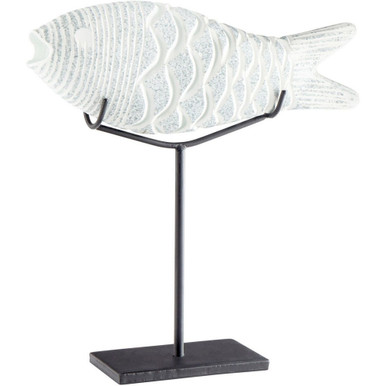 Grouper 14.25 Inch small sculpture by Cyan  - 10034