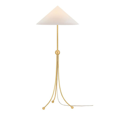 Katya 1 Light Floor Lamp 61 Inch Tall and 25.5 Inch Wide by Mitzi - HL1089401-AGB