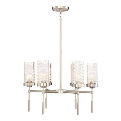 Triticus 6 Light Medium Modern Chandelier by Zeev - CD10117-6-BN