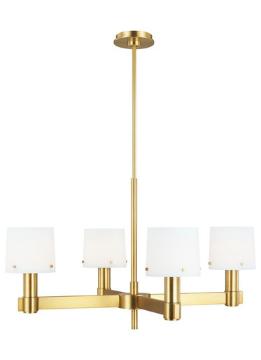 Palma 4 Light Medium Chandelier 32.25 Inch W by 18.38 Inch H by VC Studio - TC1134