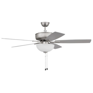 Pro Plus 211 Series 52 Inches 5 Blade Ceiling Fan by Craftmade - P211BN5-52BNGW