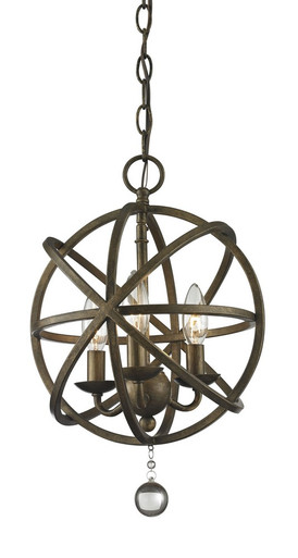 Acadia 3 Light Pendant 12 Inches Wide by 17 Inches High by Z-Lite - 415-3