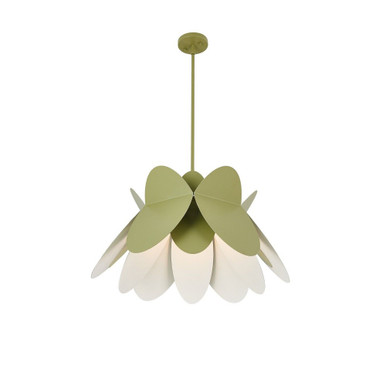 Flor 1 Light Large Pendant 21 Inch Tall by Kalco - 517056