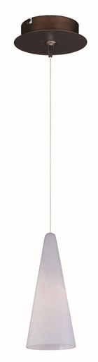 Lava 1 LED Cone Pendant With Cone Canopy by ET2 - E94528-101BZ