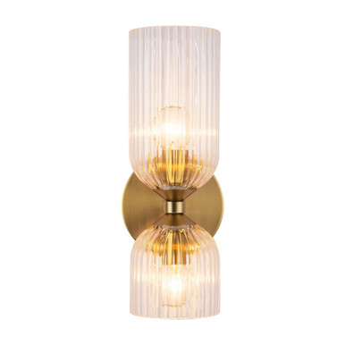 Nelly 2 Light Bath Vanity 12.13 Inch Tall and 4 Inch Wide by Alora - WV442612