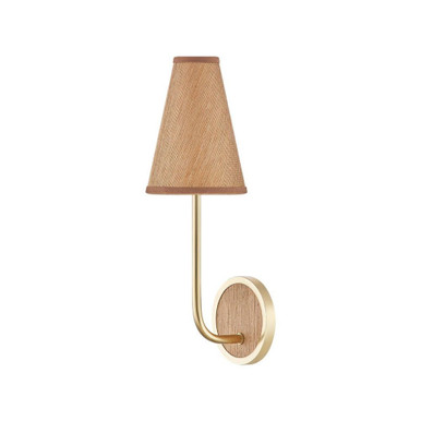 Buskirk 1 Light Wall Sconce 17 Inch Tall and 5.5 Inch Wide by Hudson Valley - 2451-AGB
