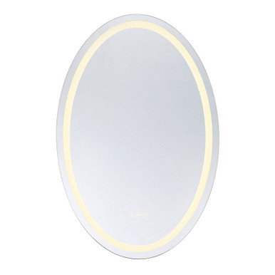 Oneida 38W LED Oval Frontlit Mirror 36 Inch and 24 Inch Wide by Savoy House - 2-1218-24X36