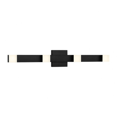Brander 1 LED Vanity Light by Visual Comfort Studio - DJV1071MBK-L1