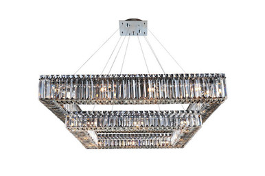 Quadro 28 Light Oversized Pendant by Allegri - 11781-010-FR001