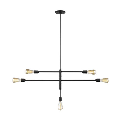 Randolph 5 Light Oversized Chandelier by Generation Lighting - 3000305-2025485