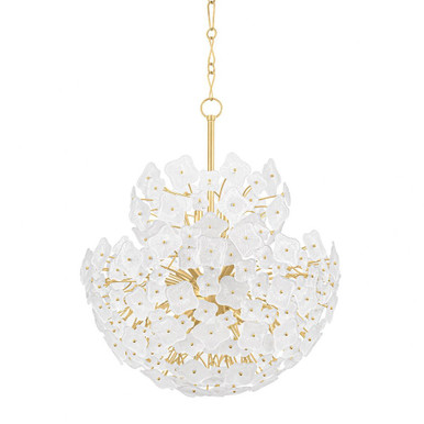 Barrytown 13 Light Chandelier 39 Inch Tall X 34 Inch Wide by Hudson Valley - 5613-VGL
