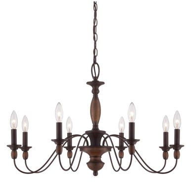 Holbrook 8 Light Large Chandelier by Quoizel - HK5008TC