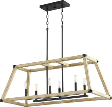 Alpine 6 Light Large Pendant by Quorum - 6589-6-69