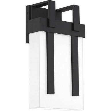 Ruben 1 Light Outdoor Wall Lantern by Quoizel - RUB8410MBK