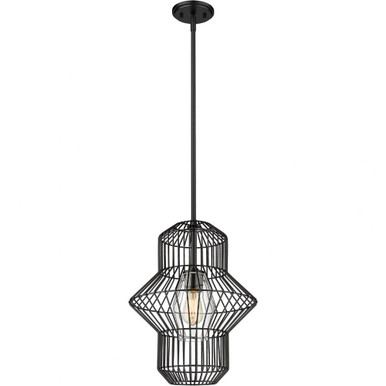 Orsay 1 Light Medium Pendant by Z-Lite - 1941P15-MB