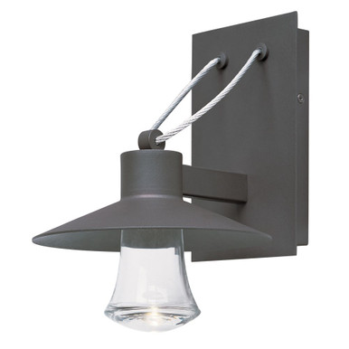 Civic 1 Light Wall Sconce 10.5 Inch Tall by Maxim - 54360CLABZ