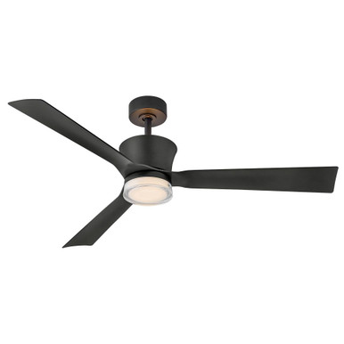 Vosh - 3 Blade Ceiling Fan with Light Kit-16 Inch Tall and 56 Inch Wide - 910956F