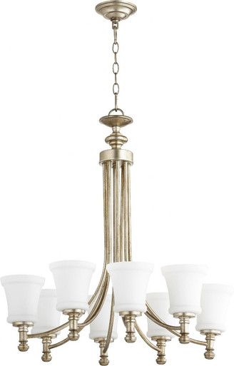 Rossington 8 Light Large Chandelier by Quorum - 6122-8