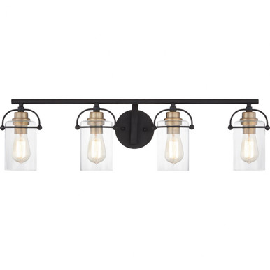 Emerson 4 Light Vanity Light by Quoizel - EMR8604