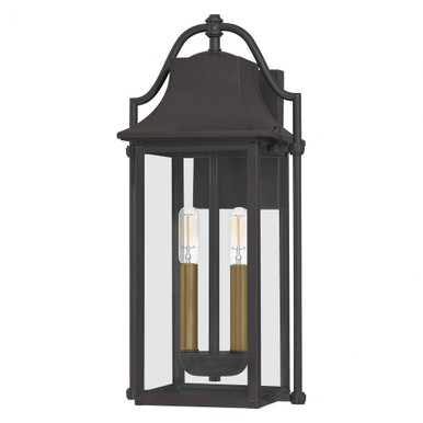 Manning 2 Light Outdoor Wall Lantern by Quoizel - MAN8409WT