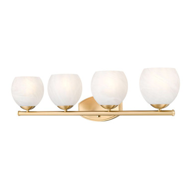 Colette 4 Light Bath Vanity 8 Inch Tall and 32 Inch Wide by Z Lite - 1963-4V