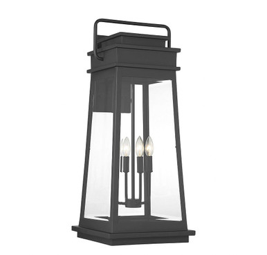 Boone 4 Light Outdoor Wall Lantern by Savoy House - 5-815-BK